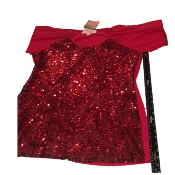 American Glamour size XL ted sequin mini dress long slit balloon sleeves - Picture 3 of 13